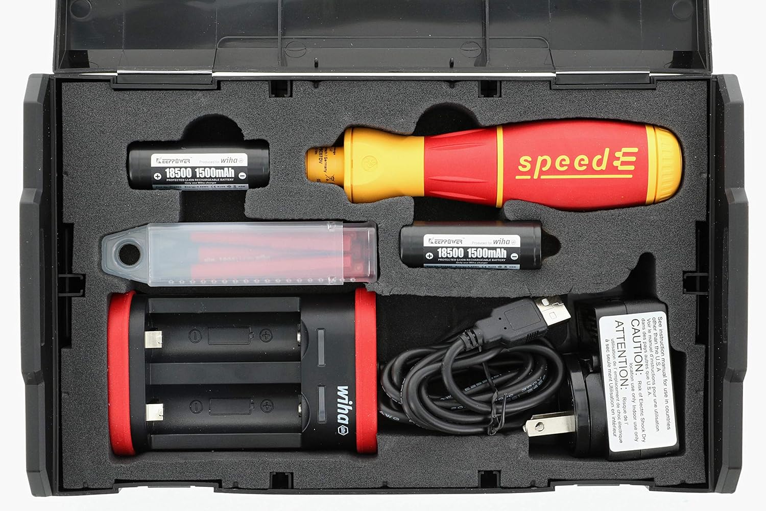 Wiha 32480 13 Piece speedE Electric Screwdriver Set Amazon.co.uk DIY