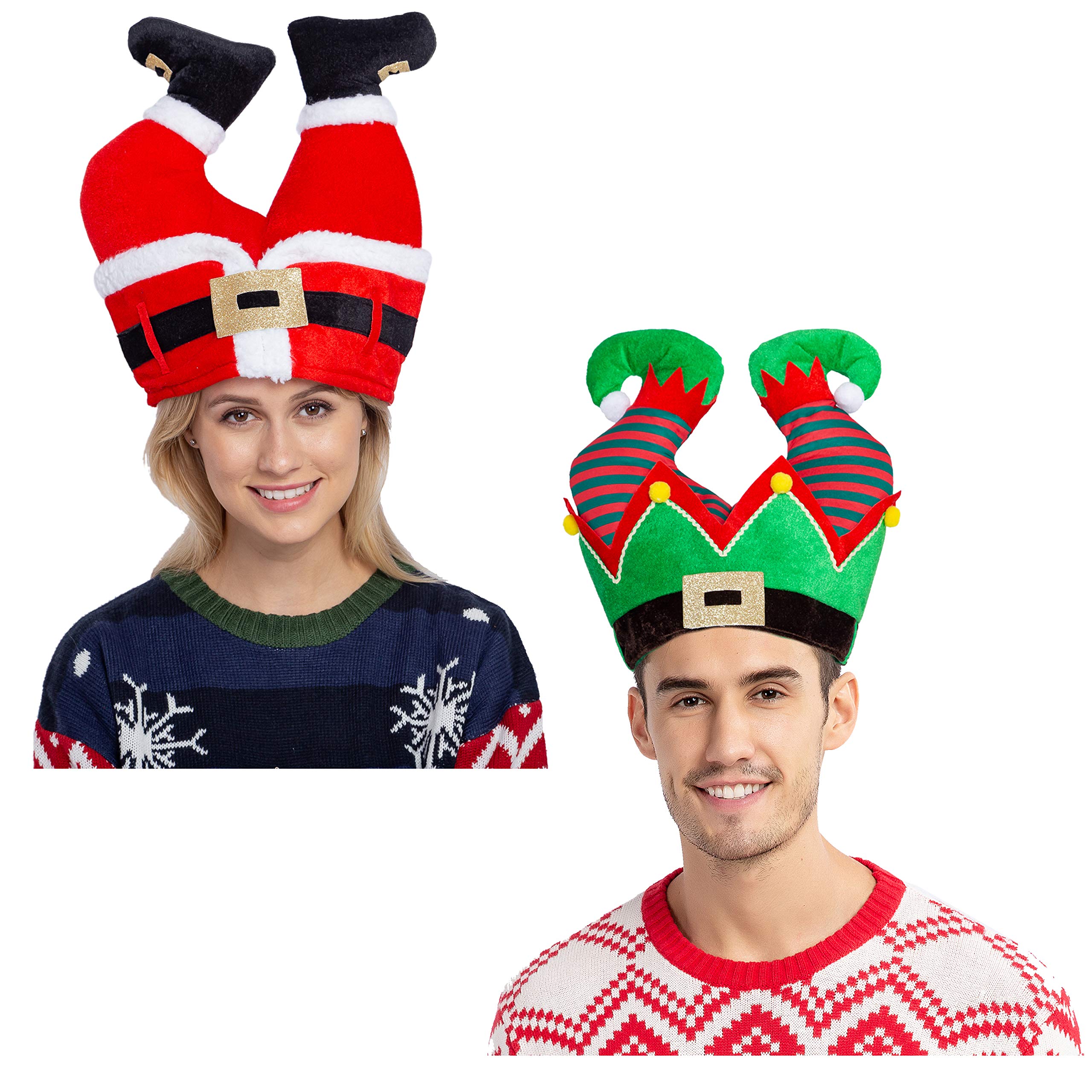 Christmas Santa and Elf Pants Hats for 