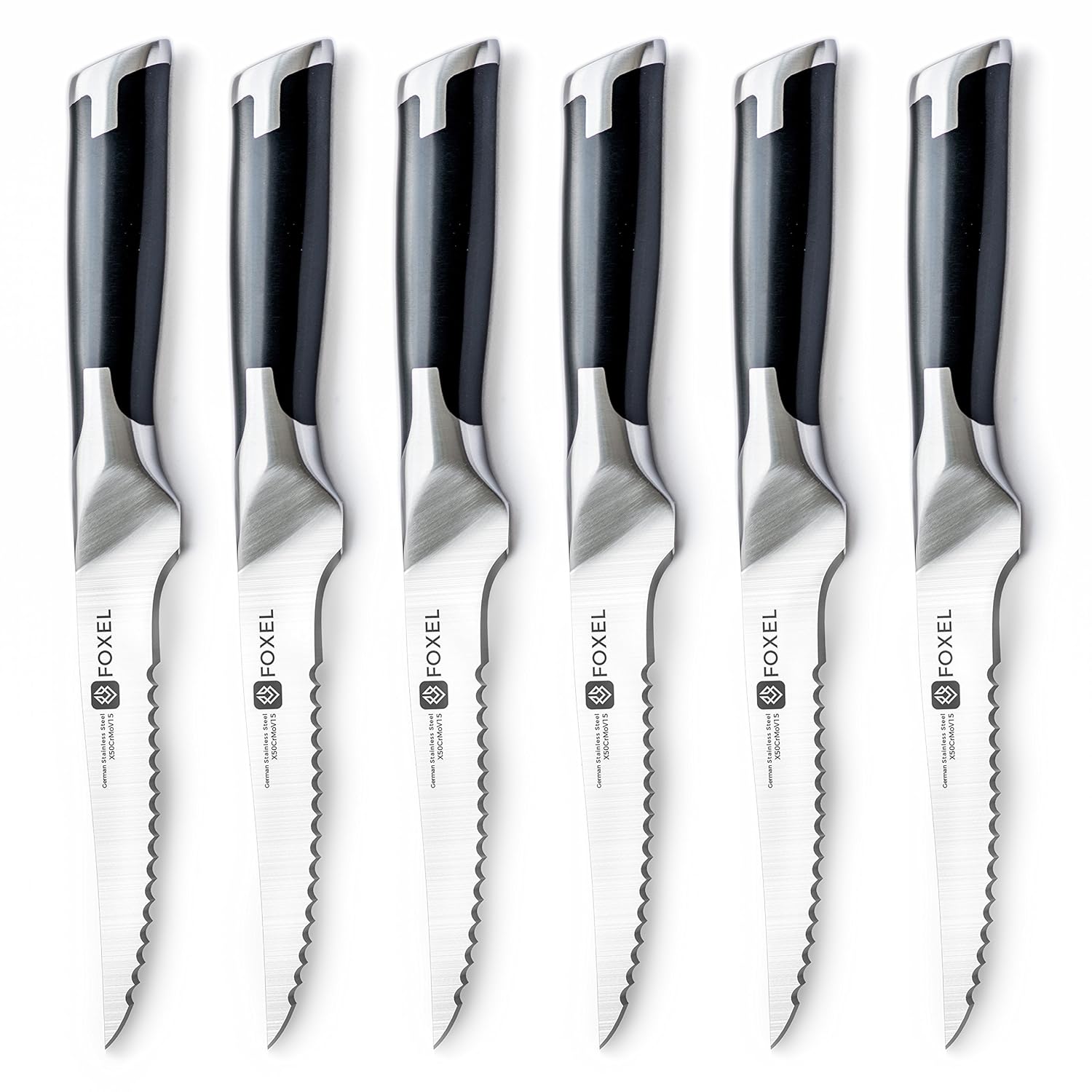 Steak Knives Knife Set of 6 or 12 Smooth Serrated Rust Resistant Blade... 764804159769 eBay