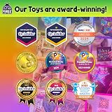 Purple Ladybug 65 Sheet Scratch Art Kit Rainbow Glitter for Kids Teens view 7