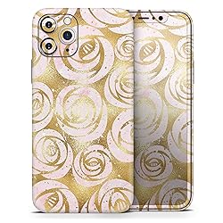 Design Skinz Karamfila Watercolor & Gold V1