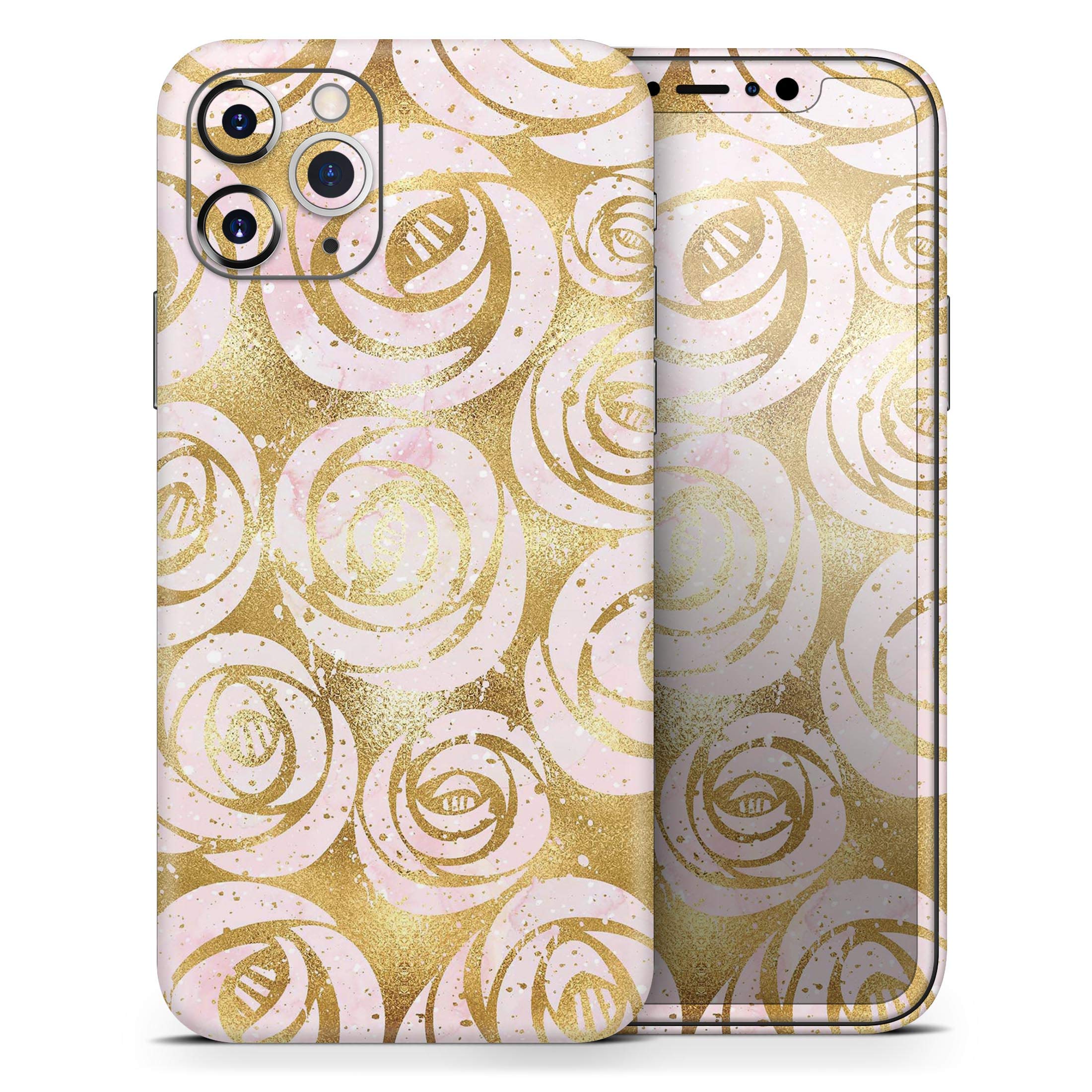 Design Skinz Karamfila Watercolor & Gold V1