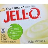 Jell-O Instant Pudding &amp; Pie Filling, Cheesecake Flavor, 3.4-Ounce Boxes (Pack of 5)