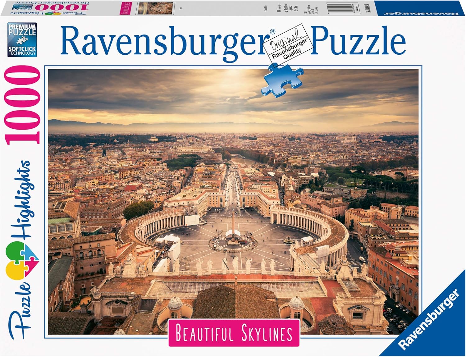 PUZZLE Ravensburger 1000 PEZZI Originale RIFLESSI DI BRAIES Di 50 X 70 Cm Softclick