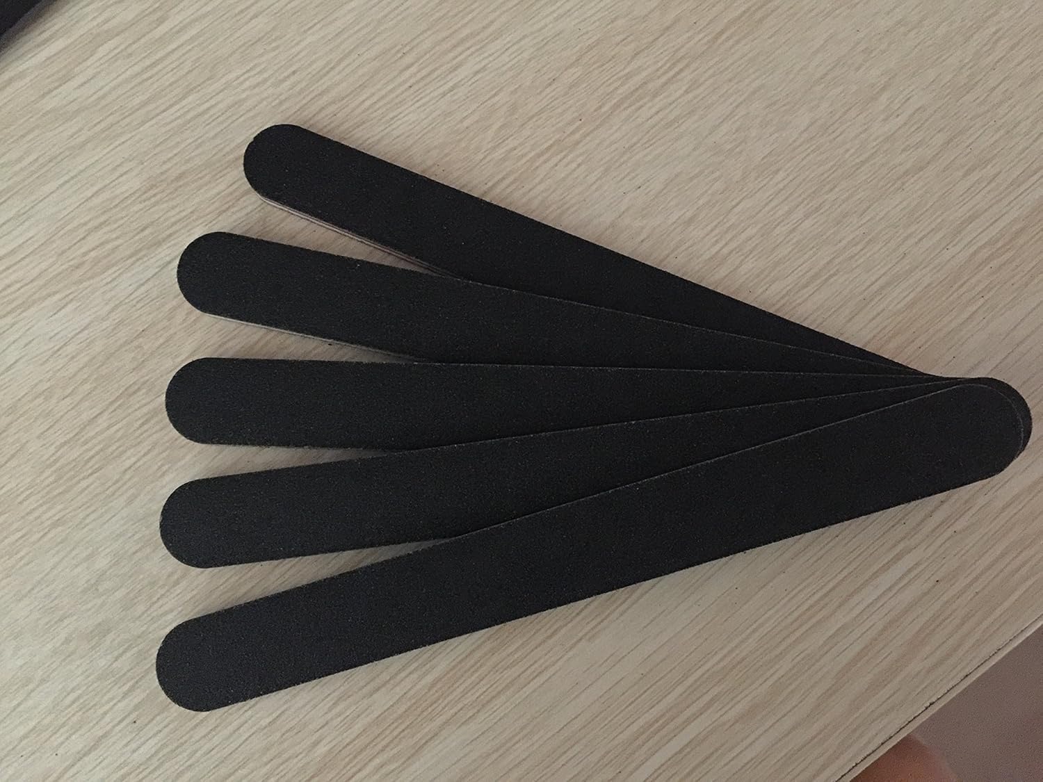 10 PCS Professional Double Sided Nail Files Emery Board Grit Black Gel Cosmetic Manicure Pedicure : Beauty