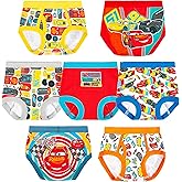 Disney boys Pixar Cars Toddler Potty Training Pant and Starter Kit With Stickers & Tracking Chart Sizes 18m, 2t, 3t, 4t