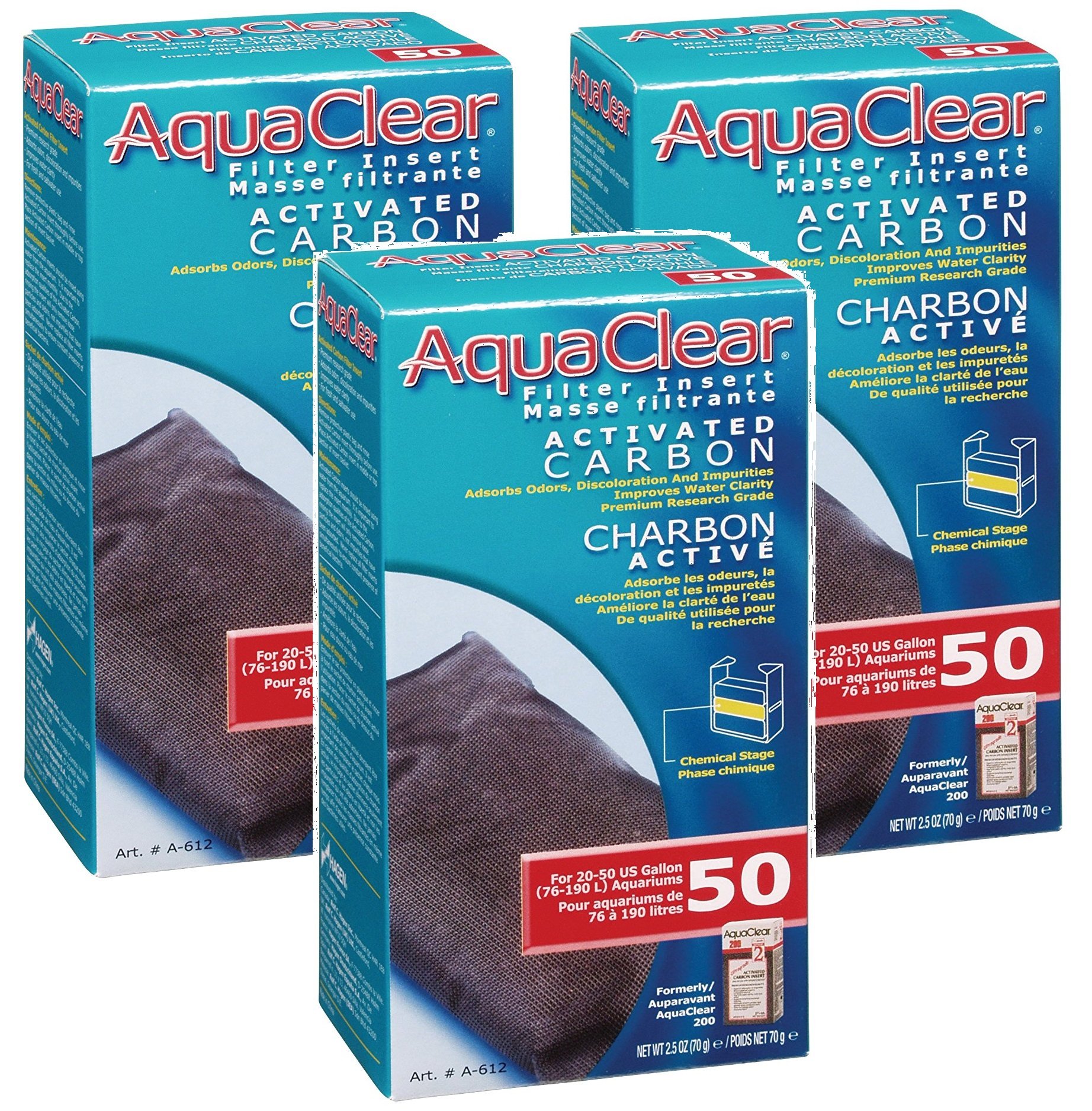 Photo 1 of (3 Pack) AquaClear Activated Carbon 2.4 Ounce