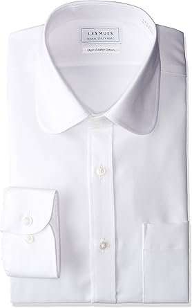 Amazon Co Jp アオキ ラウンドカラーシャツ Eblm1501 メンズ シロ