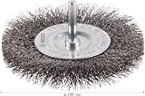 Bosch 1x PRO Steel Longlife Wire Wheel 100 mm 6 mm Shank Crimped Wire view 4