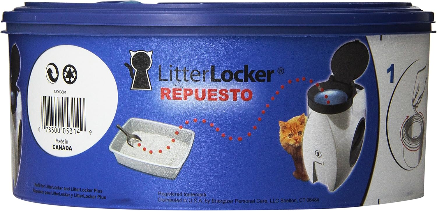 Litter Locker Refill 1 Plus : Litter Box Liners : Pet Supplies