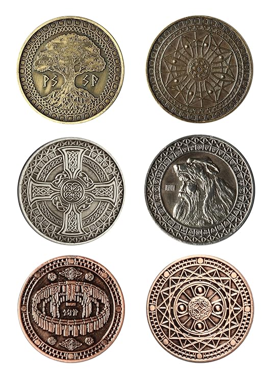 Battle-Merchant LARP-Münzen Erde - Währung Spielgeld