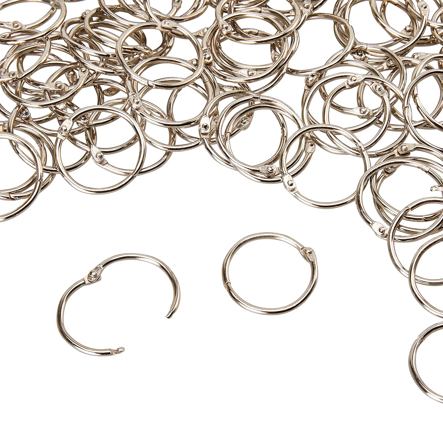 Binder Rings 150Pack Loose Leaf Rings, Small Book Rings