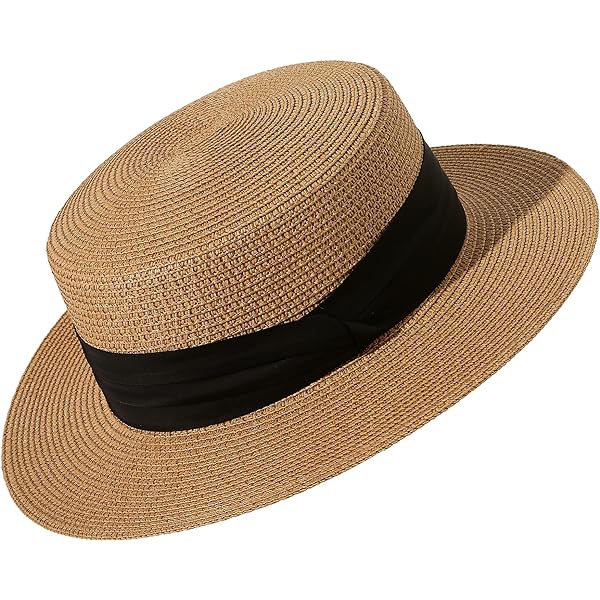 Lack of Color Spencer Fedora Straw Hat Black Bow M 57cm 3.5\