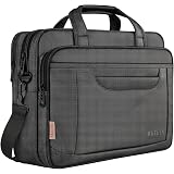 Borsa A Tracolla Per PC Portatile 15.6-17.3 Pollici: Impermeabile, Leggera, Da Lavoro - Compatibile HP, Lenovo, Dell, Acer, MacBook Pro (Nera)