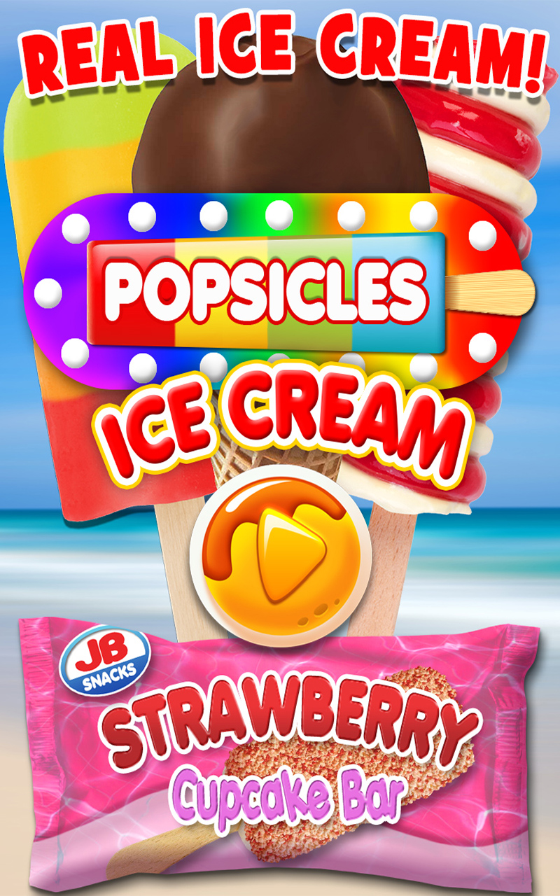 Frozen Ice Popsicles & Ice Cream Maker Kids Fun Dessert Maker Games