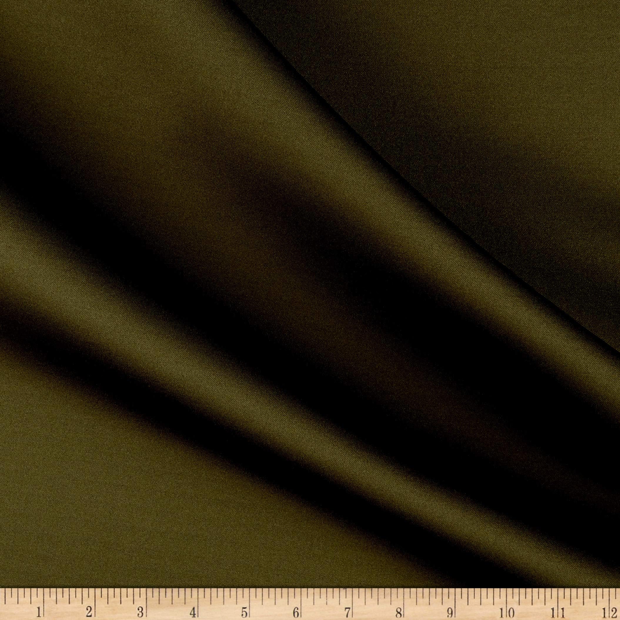 1.5mm Neoprene Scuba Stretch Olive, Fabric by the Yard