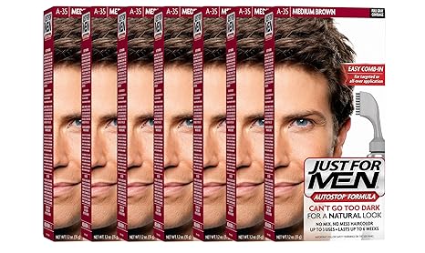 Buy Just For Men Autostop Men S Hair Color 7 Pack Medium Brown
