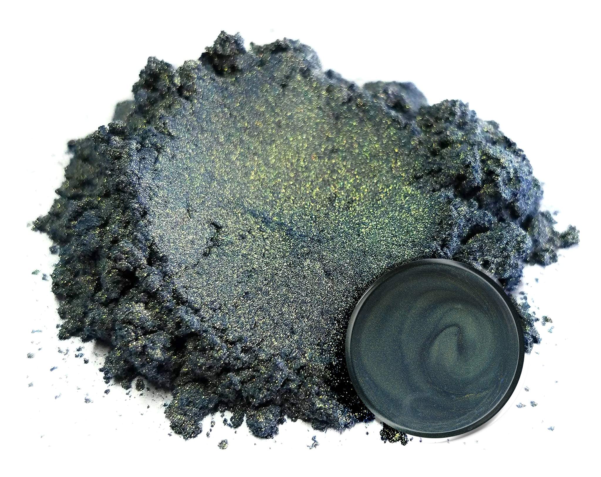 Eye Candy Pigments Premium Mica Powder - Beetle Blue (50gr) - for Epoxy, Resin, Soap, Paint, Woodworking, Acrylic Pouring, Bath Bombs, Fishing Lures - DIY Arts and Crafts Additive