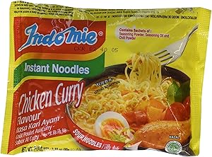 Indomie CHICKEN CURRY 100% HALAL Kari Ayam 2.82oz (80g), Case Pack 30