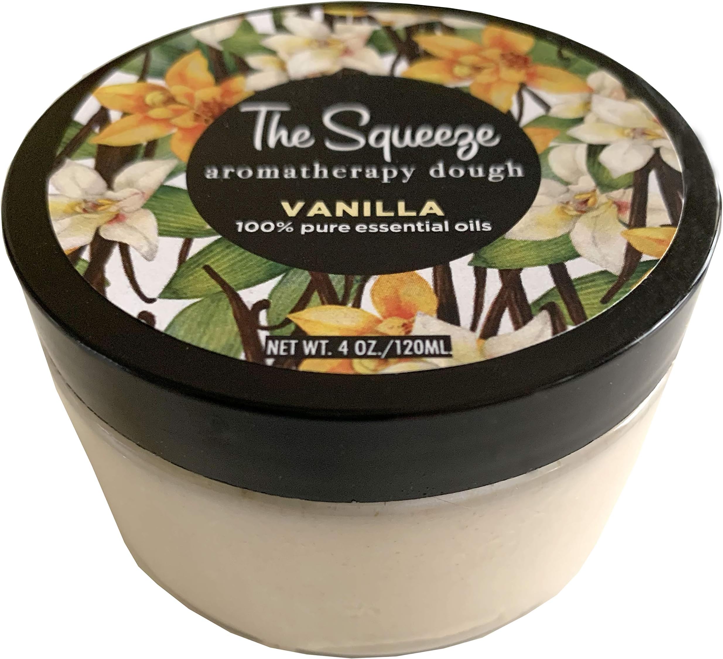 The SqueezeAromatherapy Therapy Dough Vanilla Made with Essential Oils