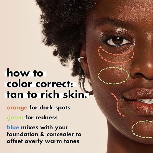 E.L.F. CAMO COLOR CORRECTOR, HYDRATING & LONG-LASTING COLOR CORRECTOR FOR CAMOUFLAGING DISCOLORATION, DULLNESS & REDNESS, VEGAN & CRUELTY-FREE, PEACH