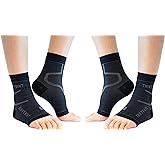 Thirty48 Plantar Fasciitis Compression Socks(1 or 2 Pairs), 20-30 mmHg Foot Compression Sleeves for Ankle/Heel Support, Increase Blood Circulation, Relieve Arch Pain, Reduce Foot Swelling