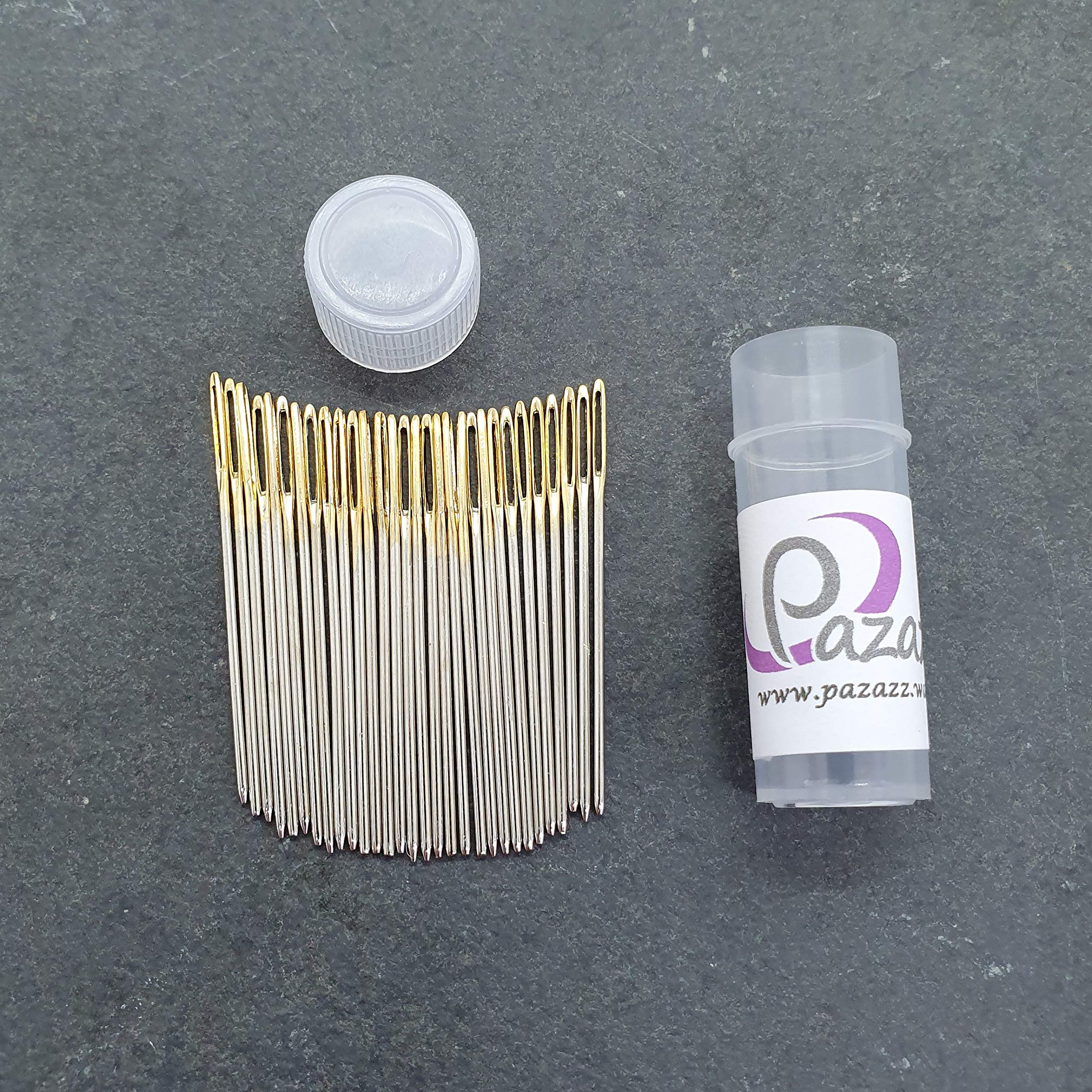 Cross Stitch Needles Embroidery Tapestry Gold Tail Sizes 22, 24, or 26 Pack of 30 (26)