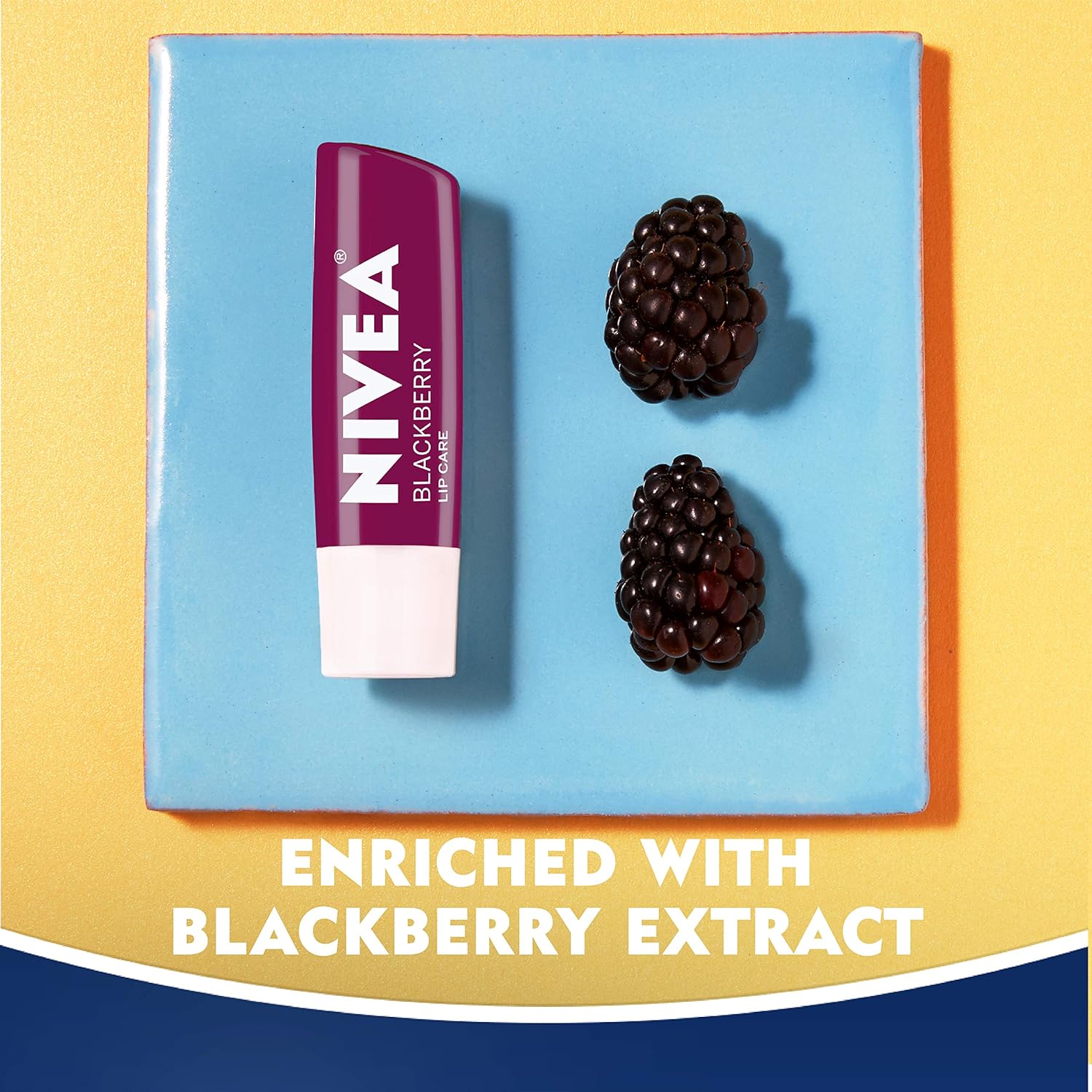 NIVEA Lip Care Fruit Variety Pack - Tinted Lip Balm for Beautiful, Soft Lips - Pack of 4 : Beauty