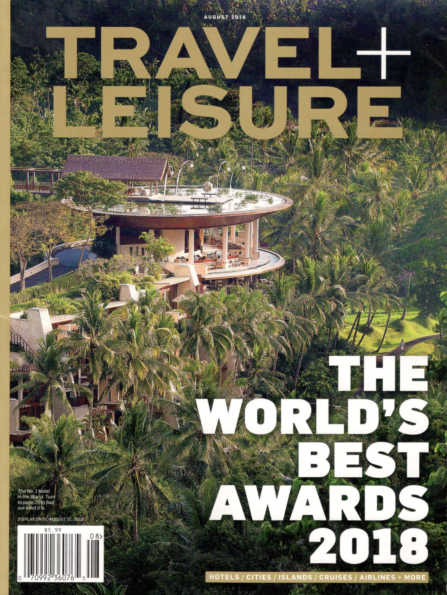 Travel Leisure August 2018 The Worlds Best Awards 2018 Travel Leisure August 2018 The Worlds Best Awards 2018