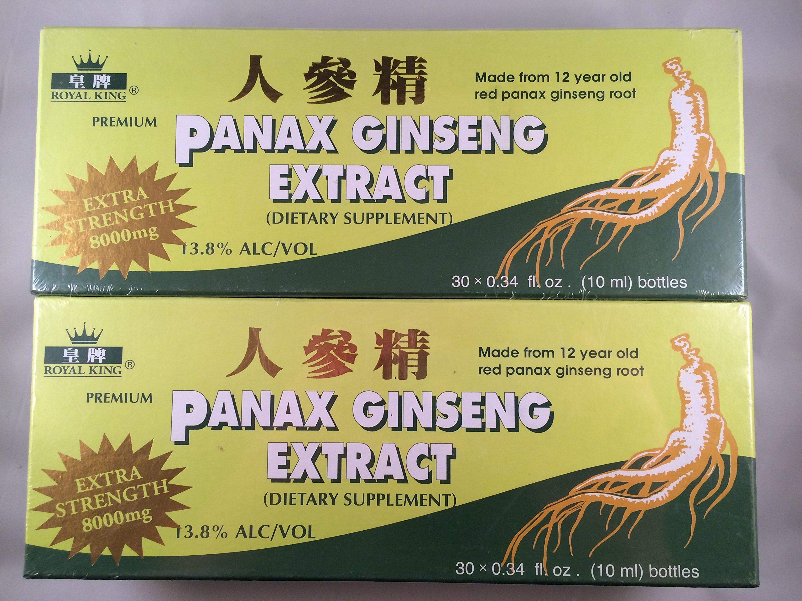 Royal King Red Panax Ginseng Extract 8000mg (30 Vials X 10ml) Buy