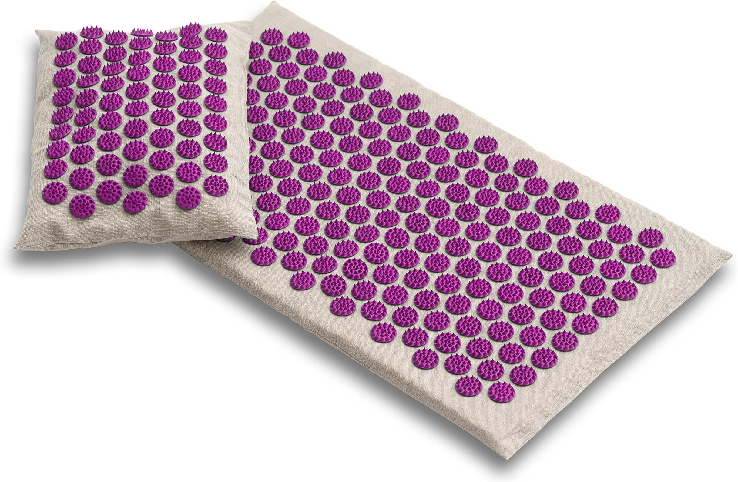 Infinity Massage Set (Natural/Dark Pink)