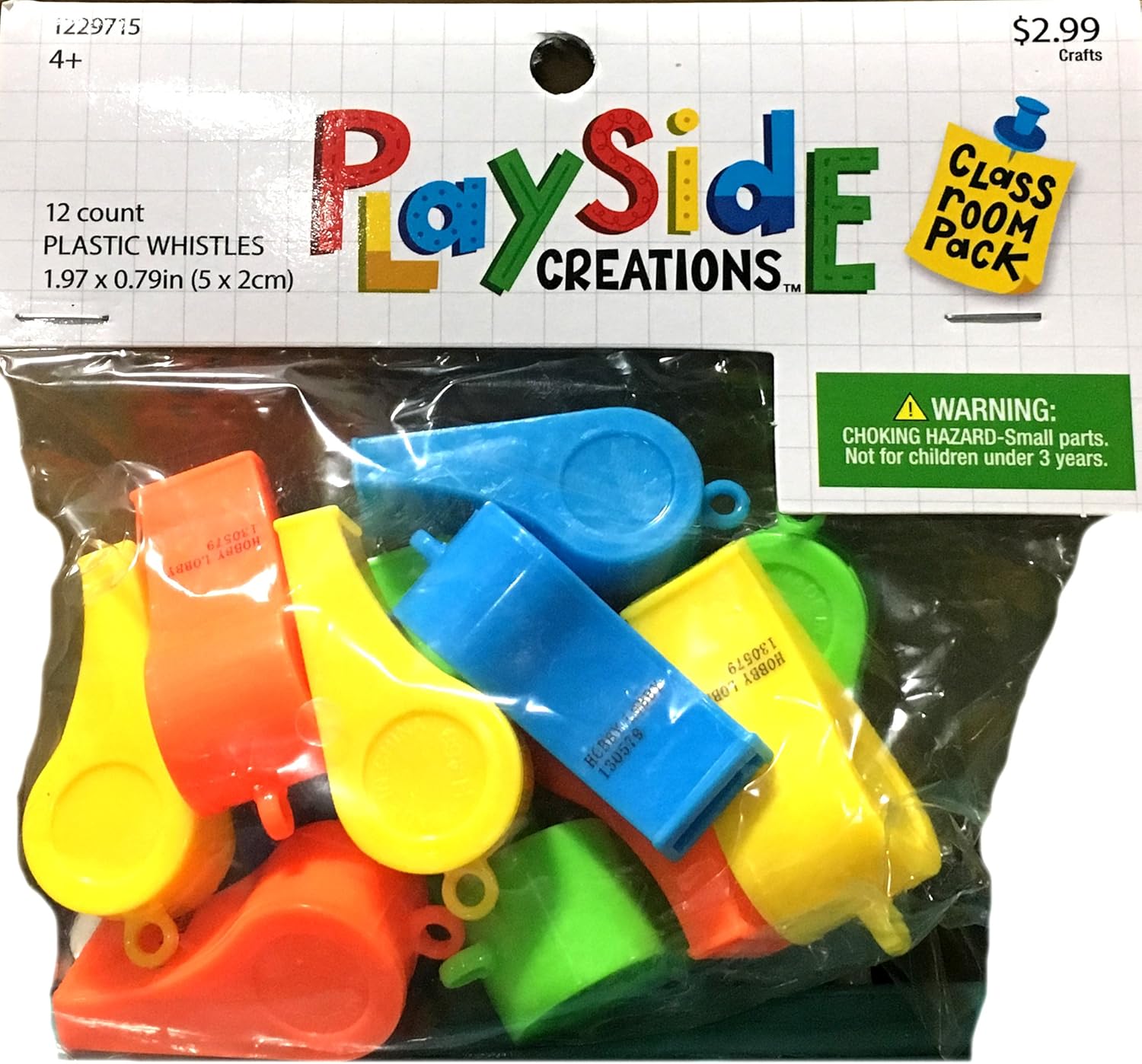 Playside Creations VBS and Camp Crafts, Plastic Whistles