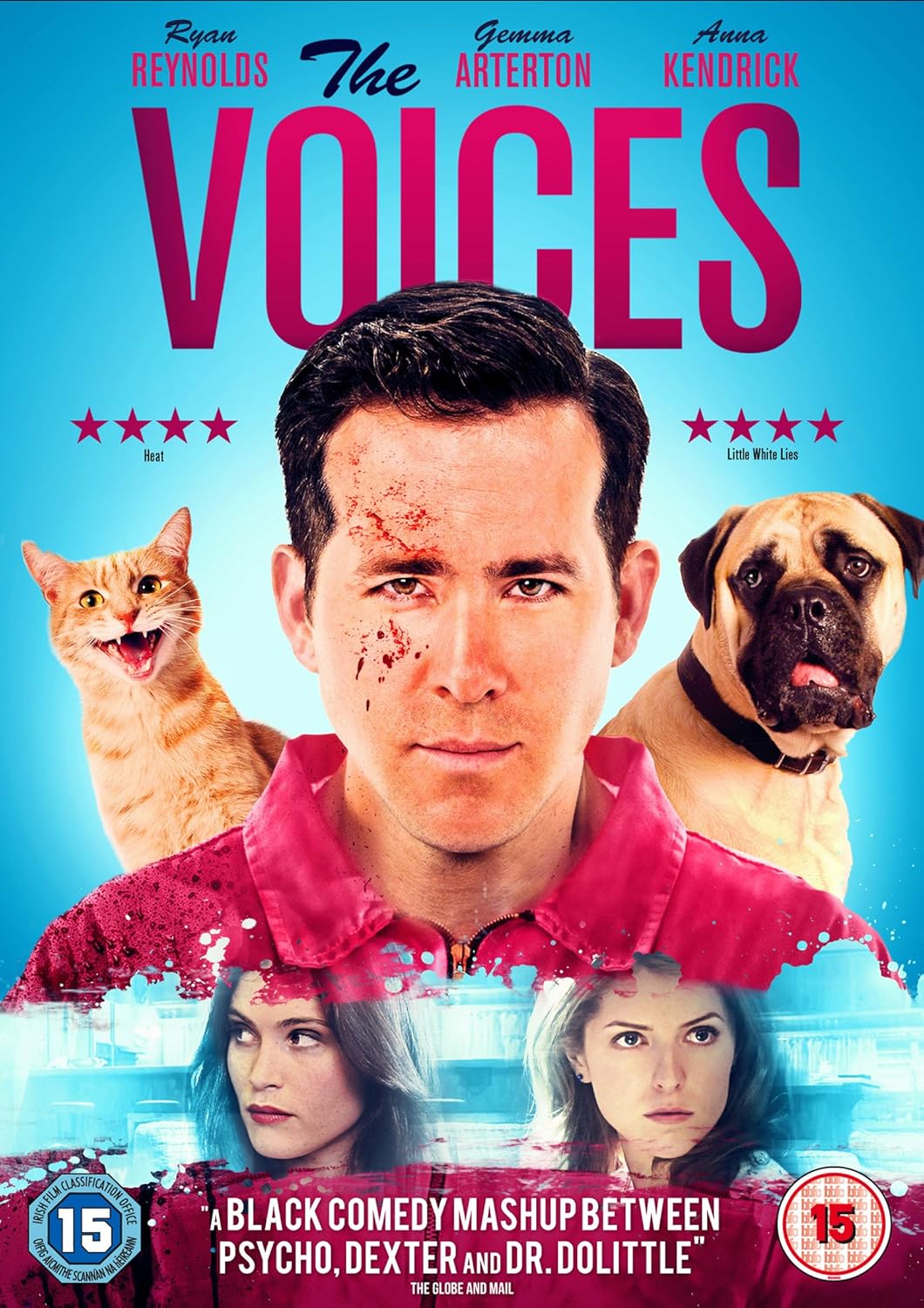 The Voices DVD (2014): Amazon co uk: Ryan Reynolds Gemma Arterton