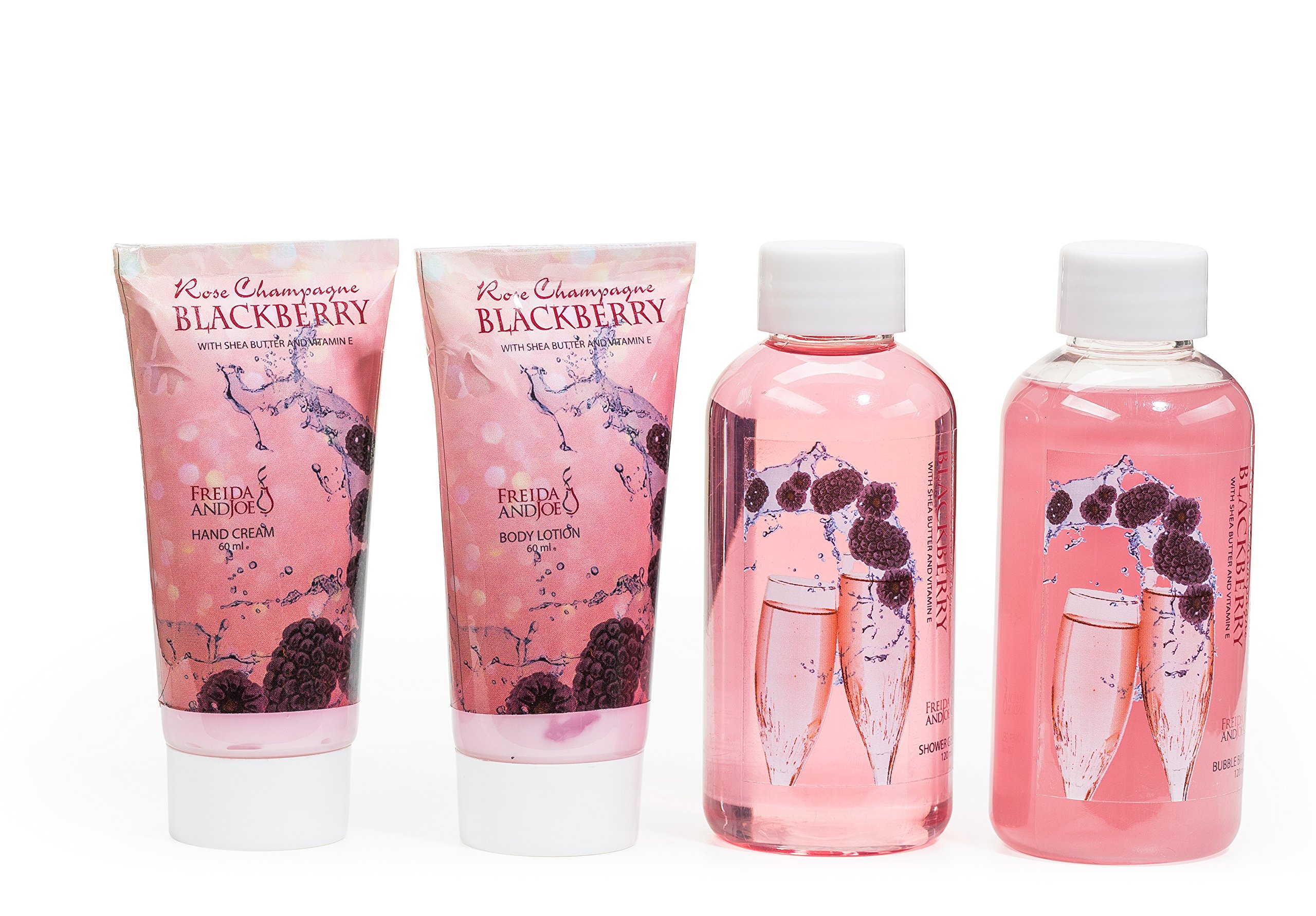 Luxury Bathroom Gift Set Deluxe Toiletry Bag For Women In Rose