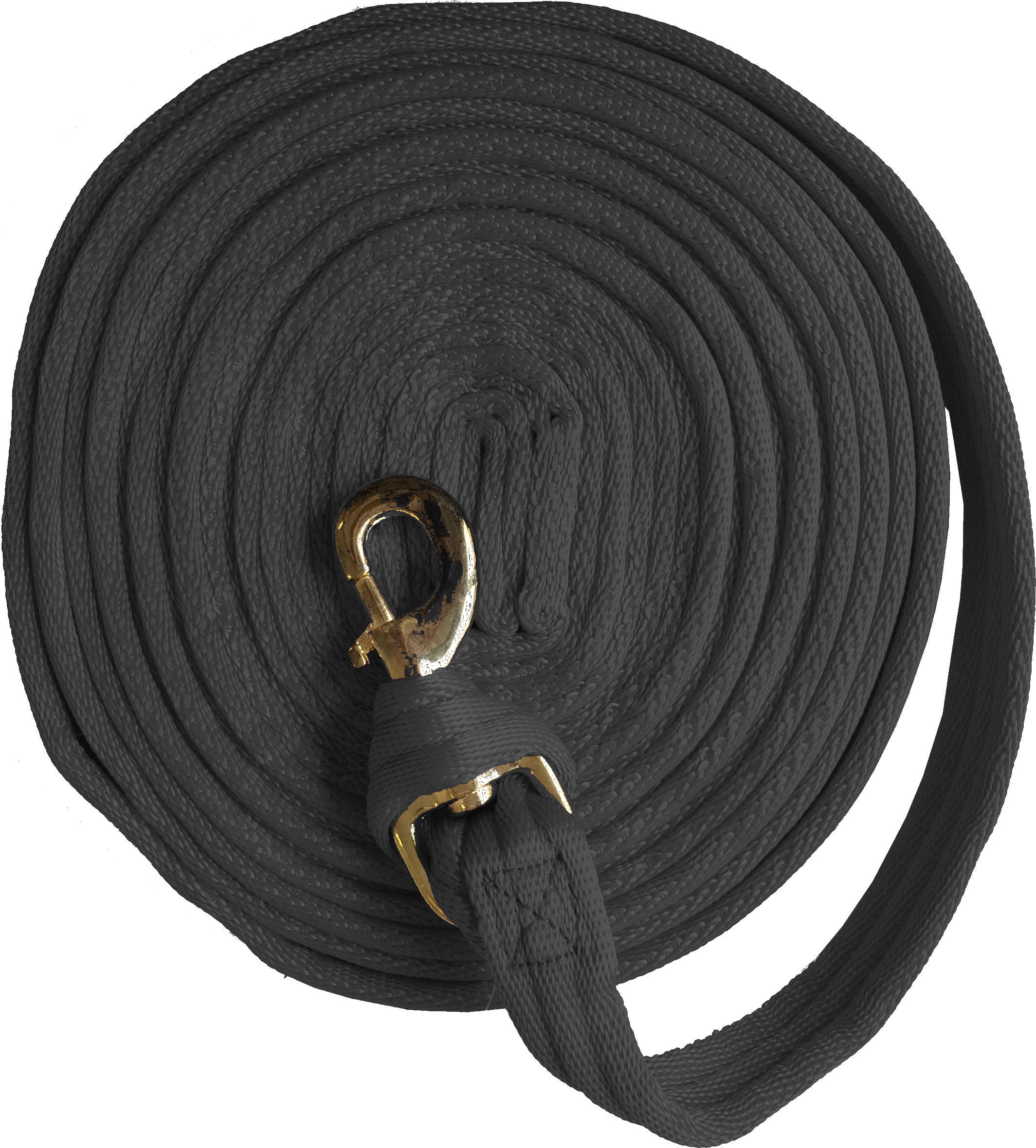 Jumptec Unisex Adult 520108002 Padded Lunging Rein - Black, 8 m — image 1