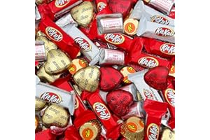 SUNNY ISLAND Valentine's Day Chocolate Candy Assortment - HERSHEY'S NUGGETS SPECIAL DARK, KITKAT Bars, Peanut Butter Cups, 3- Pound Bag (About 130 Pieces)