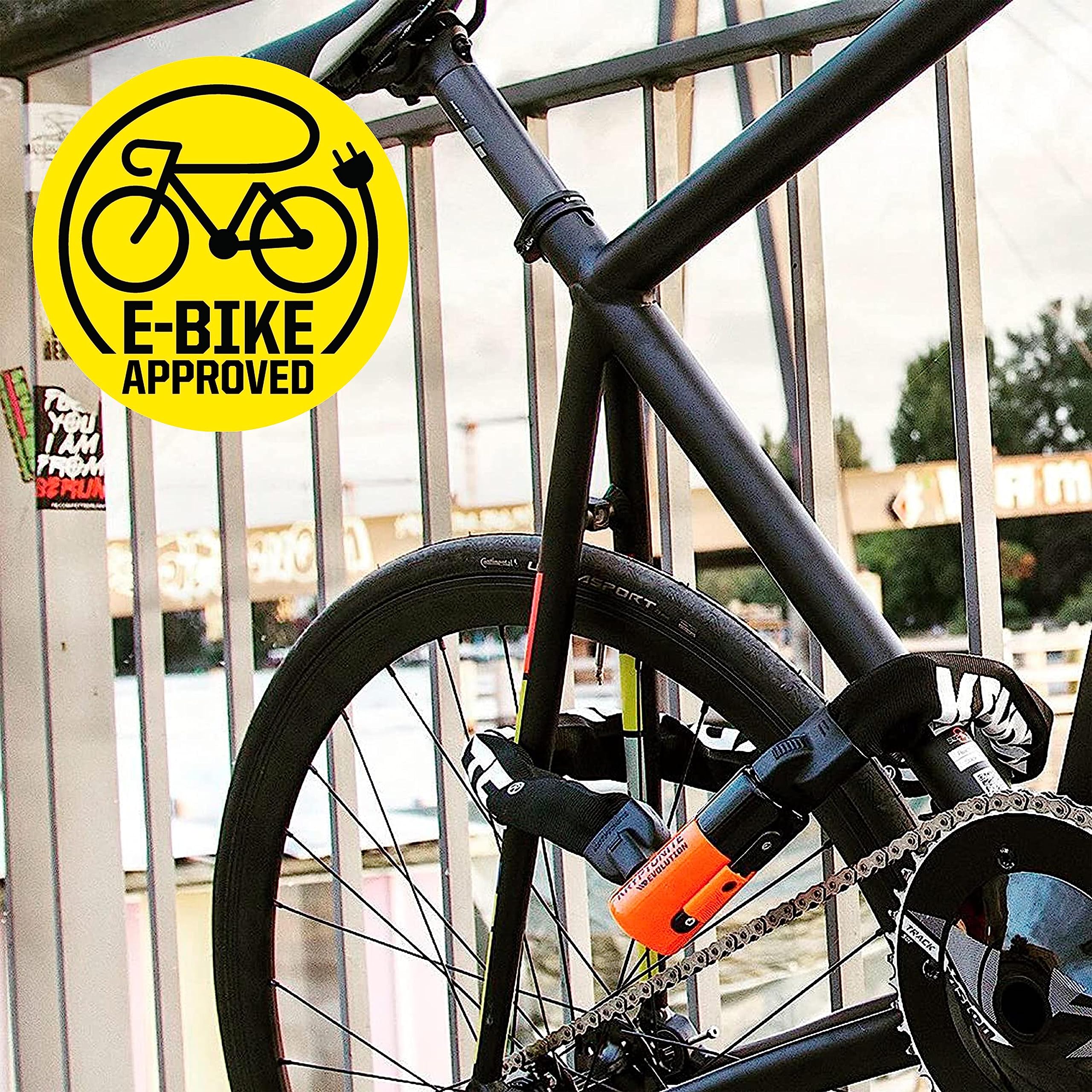 Kryptonite Evolution 1090 Kettenschloss - 90 cm, Sicherheitsgrad 8/10, Anti-Diebstahl, Fahrradschloss Hohe Sicherheit, mit 10 mm Stahlkette und 2 Schlüsseln 4