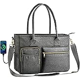 FUZVOL Nurse Bag - Large 17'' Tote for Work & Nursing School Essentials