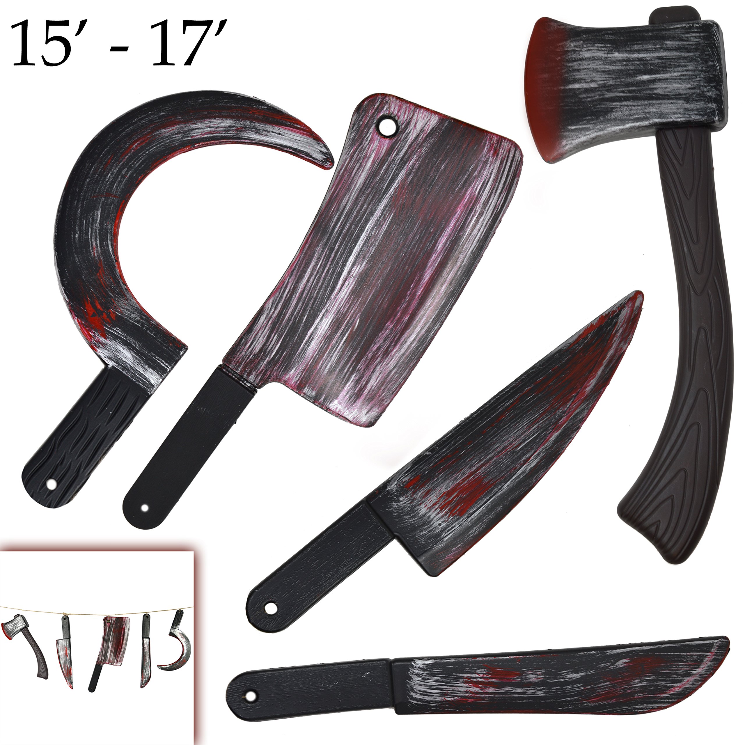 Halloween Bloody Machete Toy Butcher Knife Prop Masquerade Costume Prop