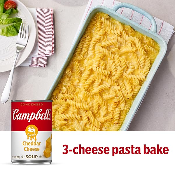 CAMPBELL’S CONDENSED CHEDDAR CHEESE SOUP, 10.5 OZ CAN