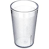 Carlisle FoodService Products Stackable Stackable Tumbler Plastic Tumbler for Restaurants, Catering, Kitchens, Plastic, 9.5 Ounces, Clear, 1 Count (Pack of 1)
