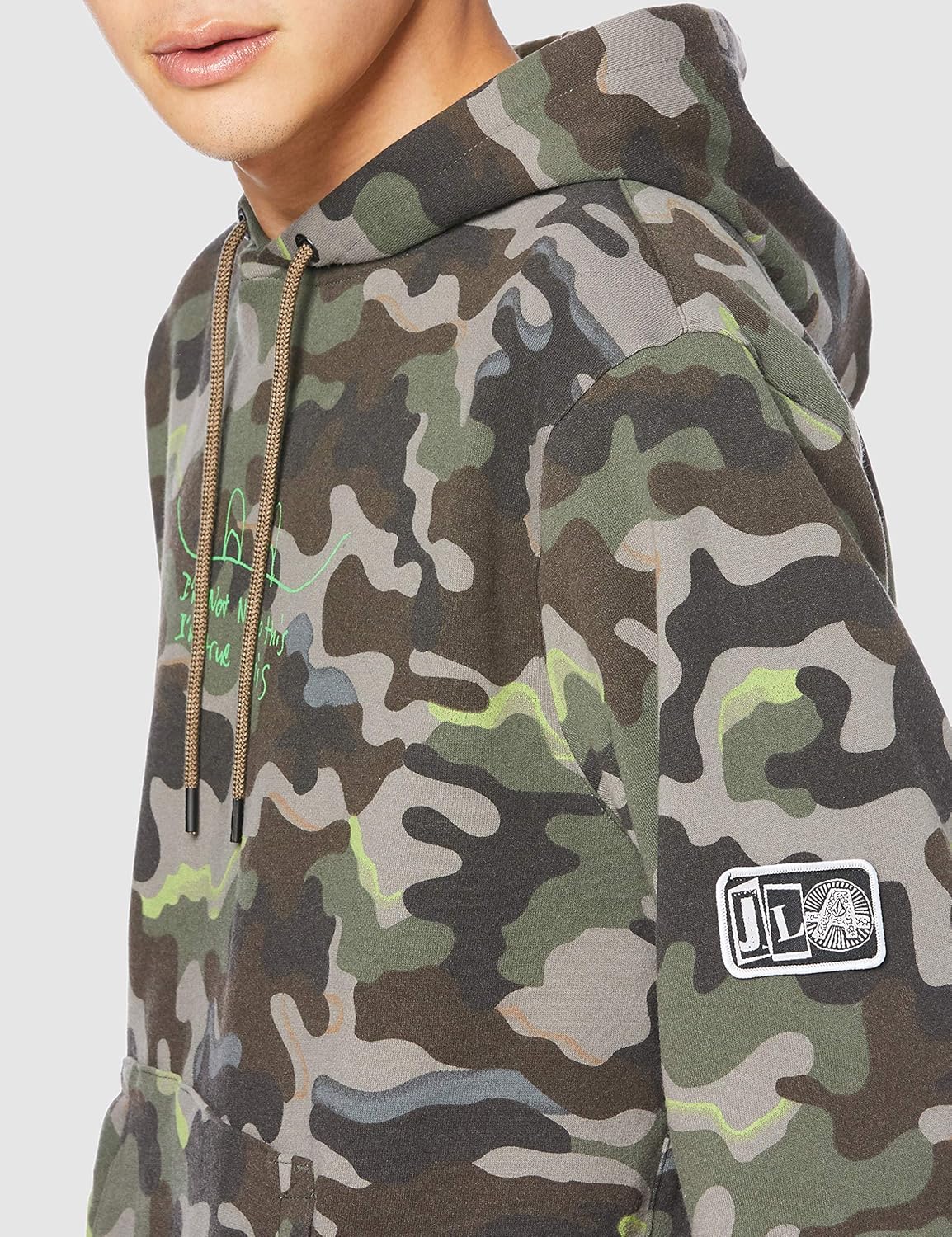 Volcom Men's JLA Pullover Hooded Fleece Sweatshirt: Clothing