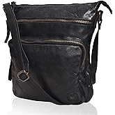 Genuine Leather Crossbody Bags for Women Handmade Sling Shoulder Purse Stylish Travel Handbag with Full Adjustable Strap