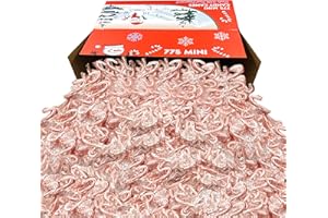 LA SIGNATURE Mini Candy Canes Red & White Made WITH REAL PEPPERMINT - BULK PACK 775 Bulk Mini CANDY CANES - Holiday Candy for Christmas, Santa Parade, ThanksGiving, !!! (775)