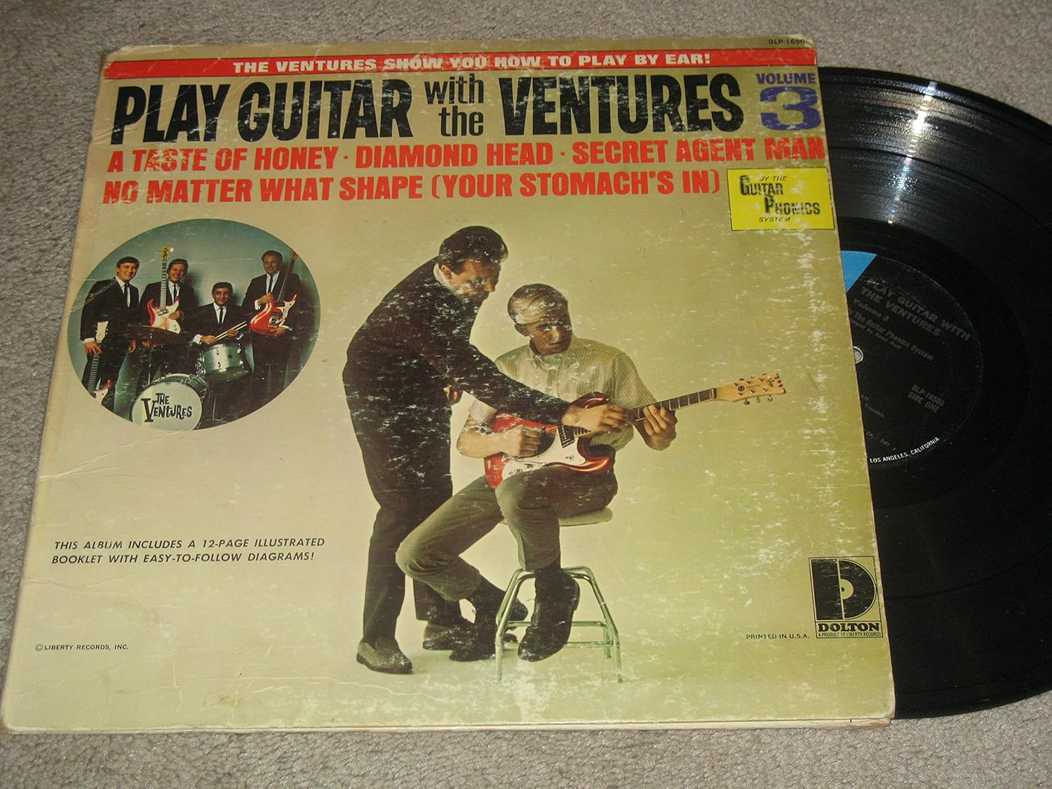 The Ventures THE VENTURES Play guitar with The Ventures VOL.3 VINYL