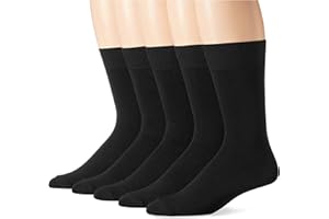 �鶹�� Essentials Men's 5-Pack Solid Dress Socks