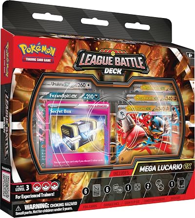 Pokémon TCG Mega Lucario ex League Battle Deck 60-Card Ready-to-Play