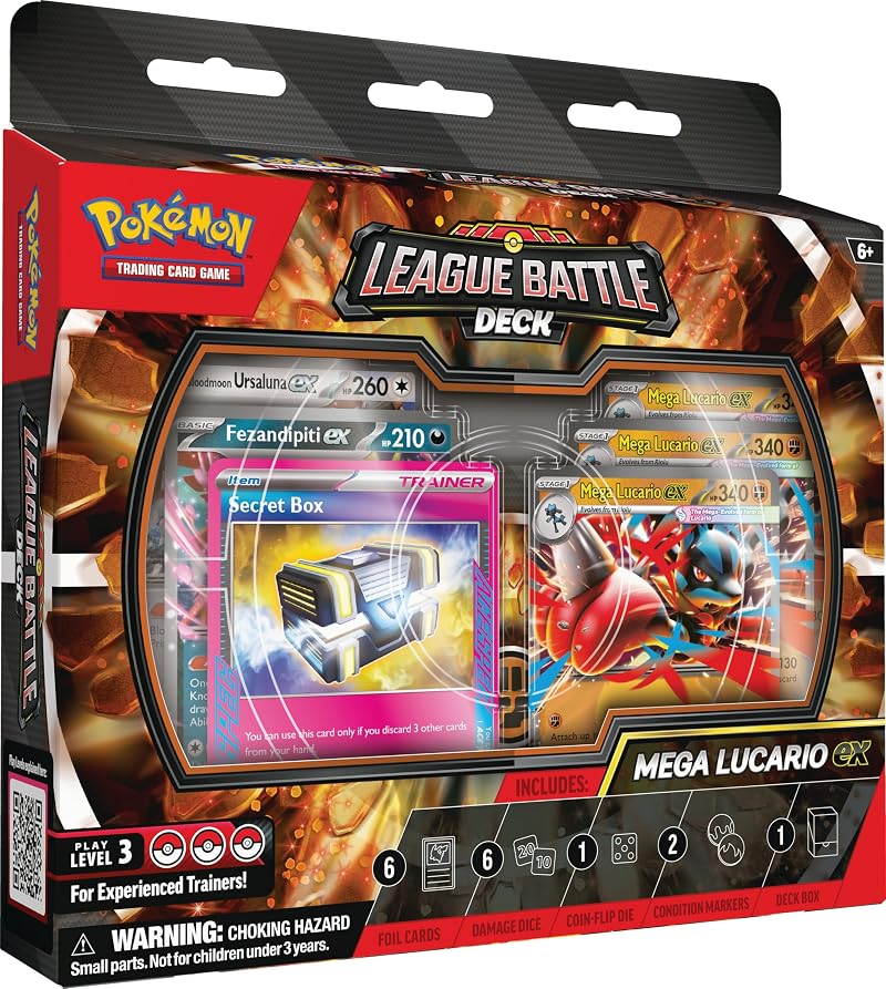 Pokémon TCG Mega Lucario ex League Battle Deck 60-Card Ready-to-Play