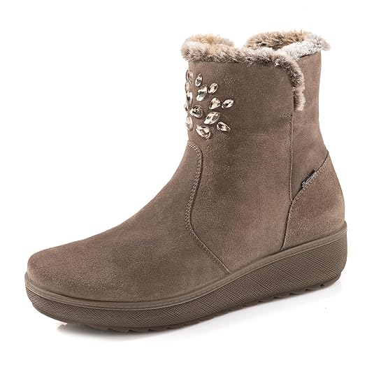 IGI&CO Kira 8818200 Damen Gore-Tex Boots aus Veloursleder warmes Textilfutter