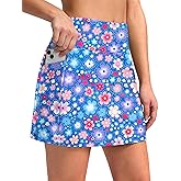 G Gradual Women's 16" Swim Skirt with Pockets High Waisted Tummy Control Modest Swimsuit Bathing Suit Bottoms for Women